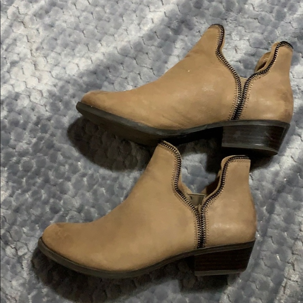 Cute leather booties